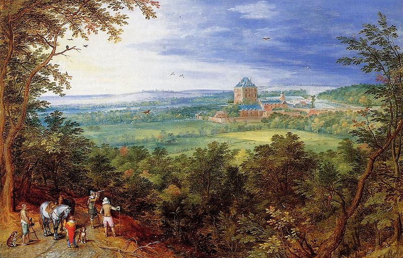 File:Jan il Vecchio Bruegel Landscape with the Chateau de Mariemont.jpg
