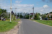 English: Jeĺnickaja street. Maly Trascianiec, Minsk, Belarus Беларуская: Вуліца Ельніцкая. Малы Трасцянец, Мінск, Беларусь Русский: Улица Ельницкая. Малый Тростенец, Минск, Беларусь