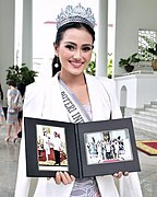 Indonesian model and beauty queen Jesica Fitriana