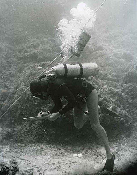 File:Joan du Plat Taylor at Cape Gelidonya.jpg