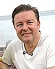Colour photograph of Ricky Gervais in 2005
