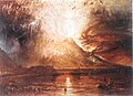 Erupcija Vezuva 1817., akvarel, 28,6 x 39,7 cm, New Haven.