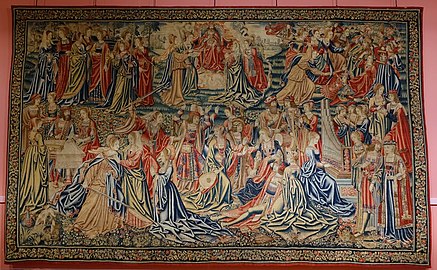 Judgment of Paradise tapestry, Brussels, c. 1519