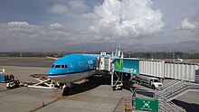 KLM flies daily to Quito and Guayaquil using the Boeing 777