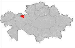 Distretto di Hromtau – Localizzazione