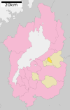 Kora in Shiga Prefecture Ja.svg