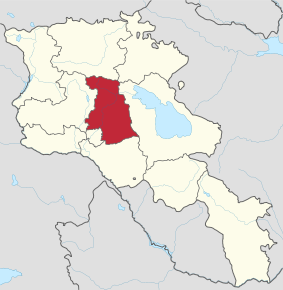 Poziția localității Provincia Kotayk