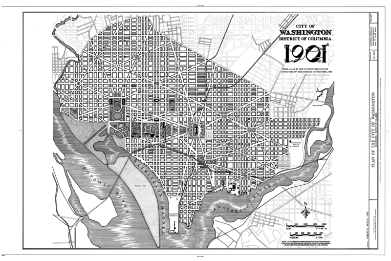 File:L'Enfant-McMillan Plan of Washington, DC, Washington, District of Columbia, DC HABS DC,WASH,612- (sheet 17 of 32).png