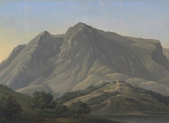 Le Mont Velino dans les Abruzzes (entre 1807 et 1808), Staatliche Kunsthalle Karlsruhe.