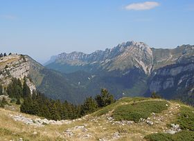 Les Lances de Malissard depuis le Pravouta