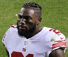 Collins playing for the Giants in 2017. Landon Collins.JPG