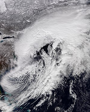 Example 6, Satellite pictures of extratropical cyclones (Winter storms, tornado outbreaks, flooding events), typically I will upload these during Winter or tornado season. Still, I can upload them year-round since these storms happen every day.