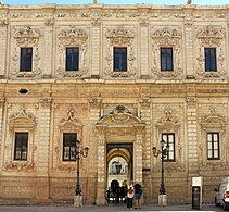 Palacio de los Celestinos (prefectura) (1549-1695), en Lecce