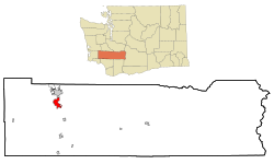 Ubicación de Chehalis, Washington