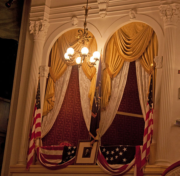 File:Lincoln box at Ford's Theatre, Washington, D.C. 2.jpg