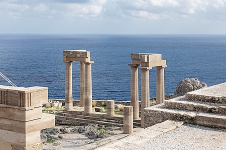 Akropolis von Lindos, Rhodos, Griechenland.