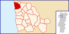 Location map for Canidelo