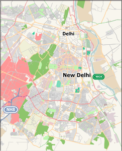 Location map India New Delhi EN.svg