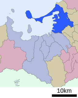 東区 (福岡市)位置図