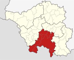 Konfederacja Regionalna Saarbrücken – Lokalizacja