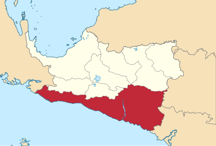 Peta Kabupaten Mimika di Provinsi Papua Tengah