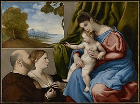 Lorenzo Lotto - İki Donörlü Madonna ve Çocuk - 77.PA.110 - J. Paul Getty Museum.jpg