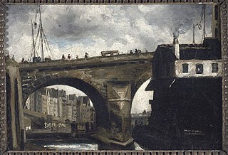 Le pont et la pompe Notre-Dame