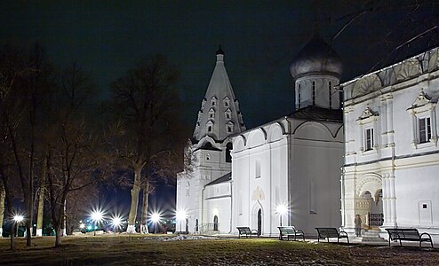 Troitse-Danilov monastery in Pereslavl, Russua, on Easter 2009