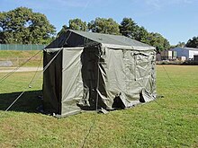 Modular Command Post System (MCPS) tent, Type 3 (green) MCPS type 3-green.jpg