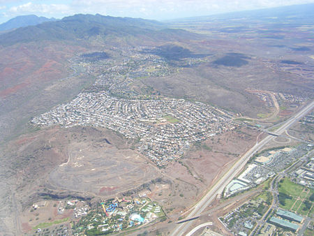 Makakilo Oahu from Air