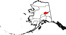 Harta e Fairbanks North Star Borough në Alaska