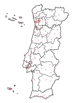 Lista De Cidades Em Portugal