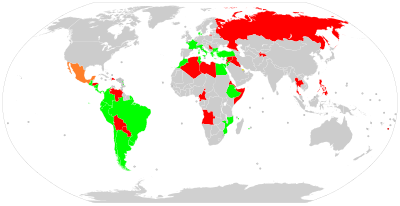 A map of marry-your-rapist laws by country since 1980.
.mw-parser-output .legend{page-break-inside:avoid;break-inside:avoid-column}.mw-parser-output .legend-color{display:inline-block;min-width:1.25em;height:1.25em;line-height:1.25;margin:1px 0;text-align:center;border:1px solid black;background-color:transparent;color:black}.mw-parser-output .legend-text{}
Country has marry-your-rapist law
Part of country's territory has marry-your-rapist law
Country is in process of repealing its marry-your-rapist law
Country repealed its marry-your-rapist law after 1980
Country not known to have had marry-your-rapist laws after 1980, never at all, or unknown Marry-your-rapist laws.svg