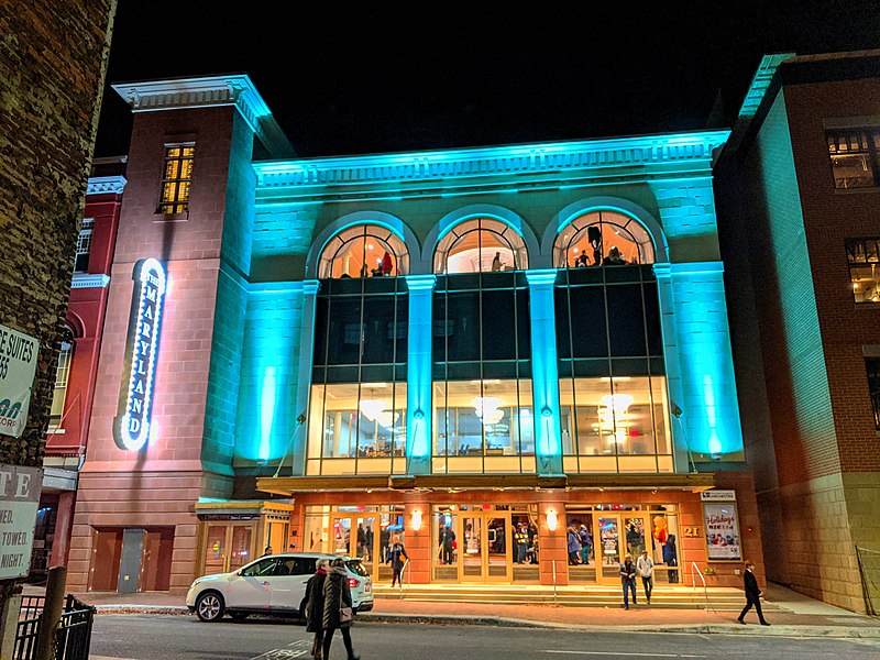 File:Maryland Theatre Hagerstown 2019 Facade at Night.jpg