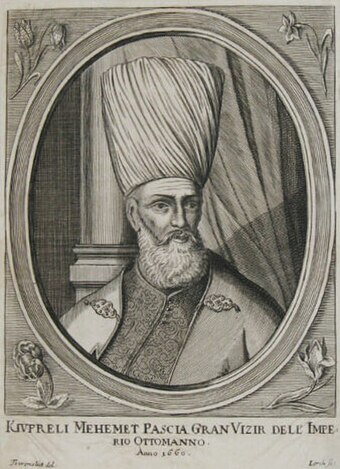 Köprülü Mehmed Pasha (1656–1661) restored stability to the empire after the disorder of the previous decade.