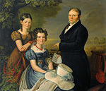 Karl Adolph Mende: Familie Vonderbank, 1824