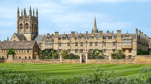 Merton College, Oxford, where Truss studied (pictured in 2023)