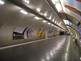 Métro Porte de Vincennes 1 quai.JPG