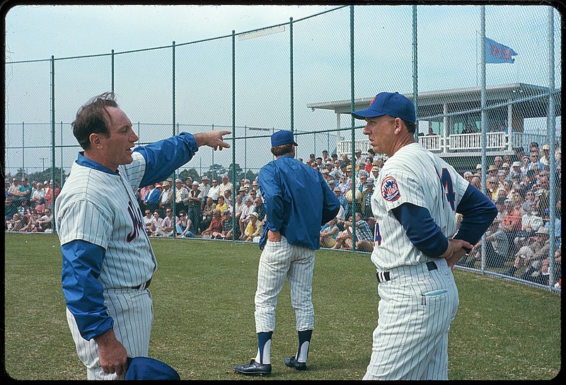 File:Mets spring training, St. Petersburg, Florida. Gil Hodges, Manager.jpg