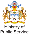 Ministry of Public Service (Guyana) stacked logo