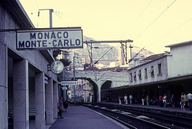 Imagine ilustrativă a articolului Gare de Monaco