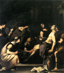 Luca Giordano, La mort de Sénèque (1684)