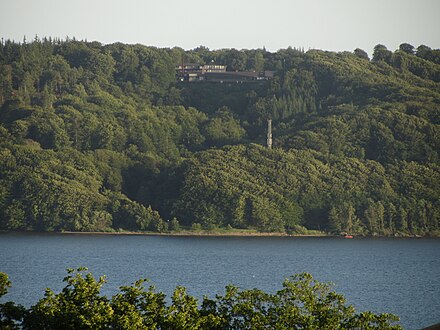 Munkebjeg Hotel. The forested slopes of Vejle fjord have several historic hotels and retreats.