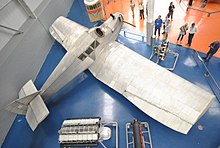 The Junkers F 13 viewed from above at the Musee de l'air et de l'espace Musee de l'air - Junkers F.13.jpg