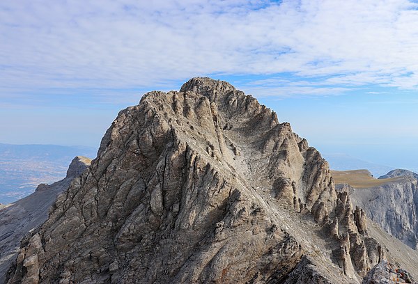 Mytikas: the highest peak