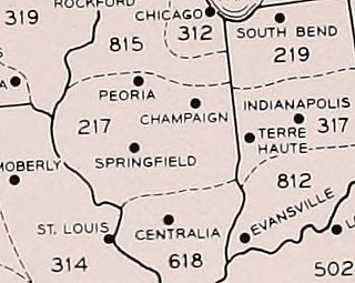 Area codes 217 and 447 Area codes in west and central Illinois, United States