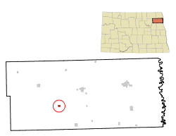 Location of Lankin, North Dakota