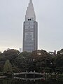 NTT DoCoMo Yoyogi Building from Shinjuku Gyo-en