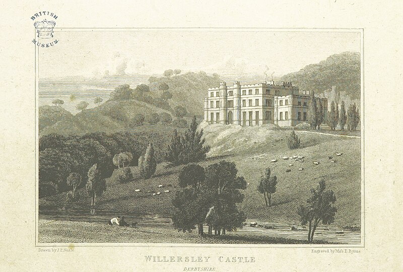 File:Neale(1818) p1.196 - Willersley Castle, Derbyshire.jpg