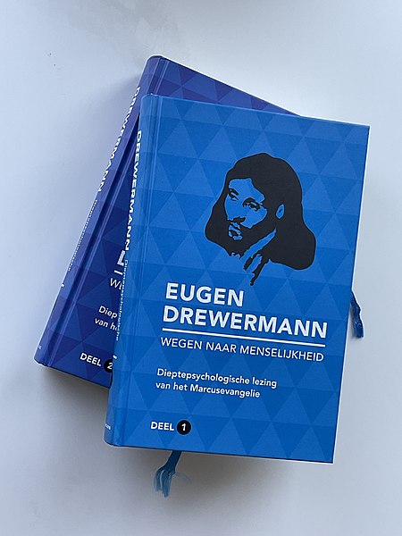 File:Nederlandse vertaling van het commentaar van Drewermann op Marcus in 2 delen.jpg